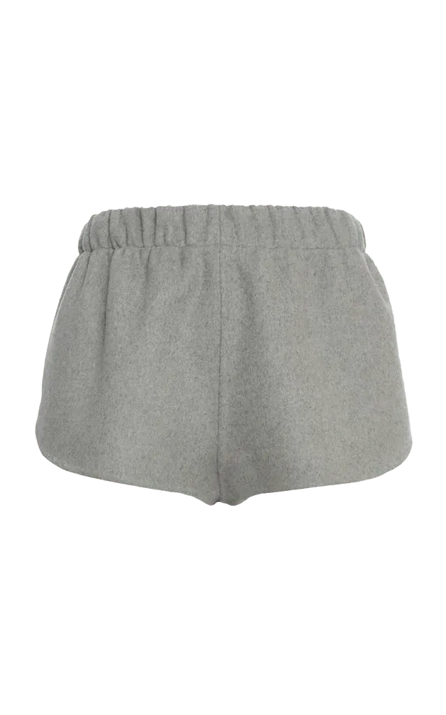Cashmere-Virgin Wool Mini Shorts