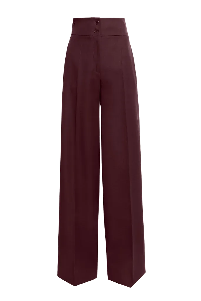 Rudy Pant in Deep Cherry
