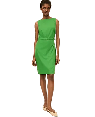 The Belted Shift Dress in Linen Blend