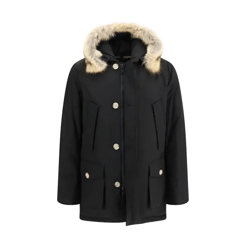 Woolrich Arctic Ramar Coat — Black
