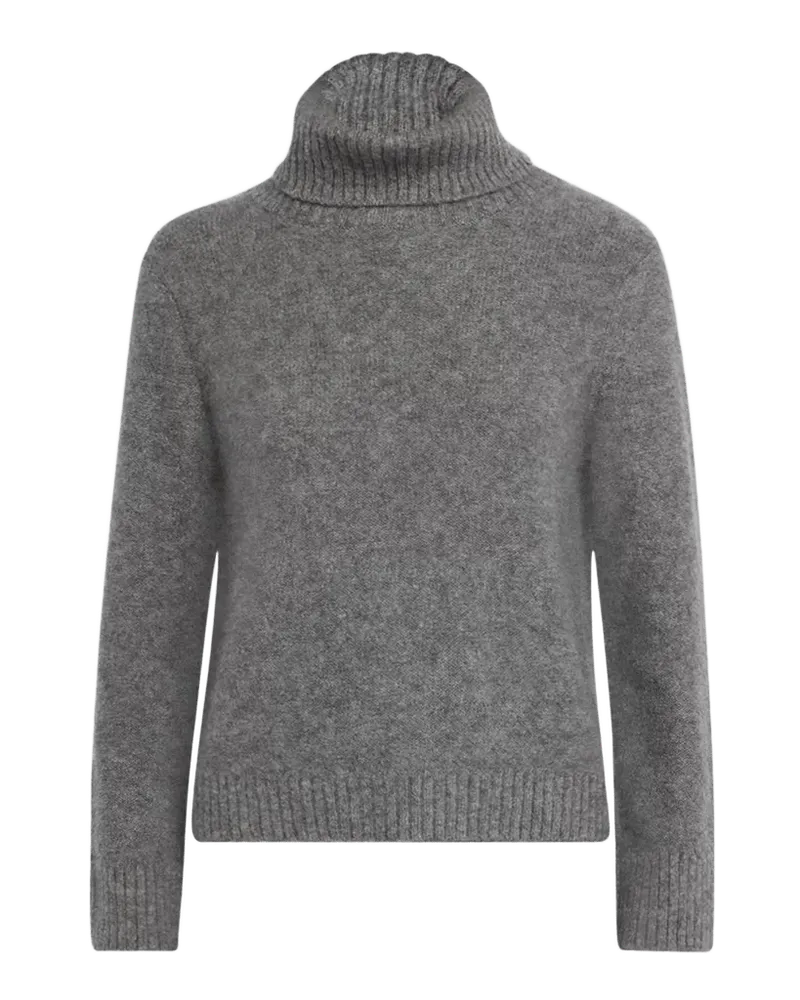 Cashmere Boucle Turtleneck Sweater