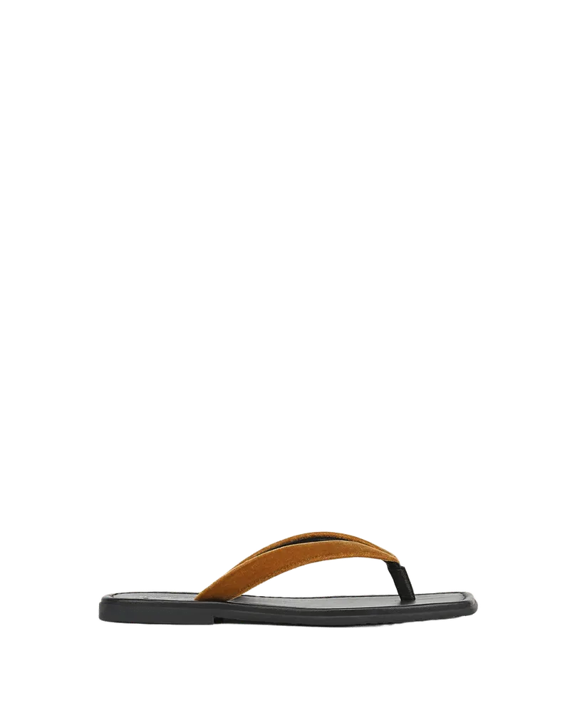 Clea Velvet Flip-Flop Sandal