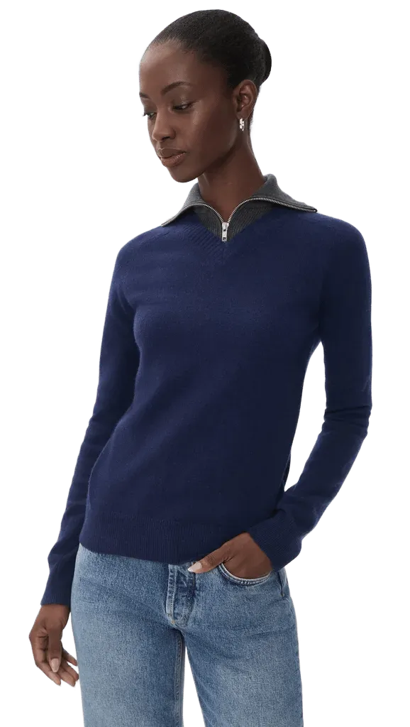 Layered Knit Pullover