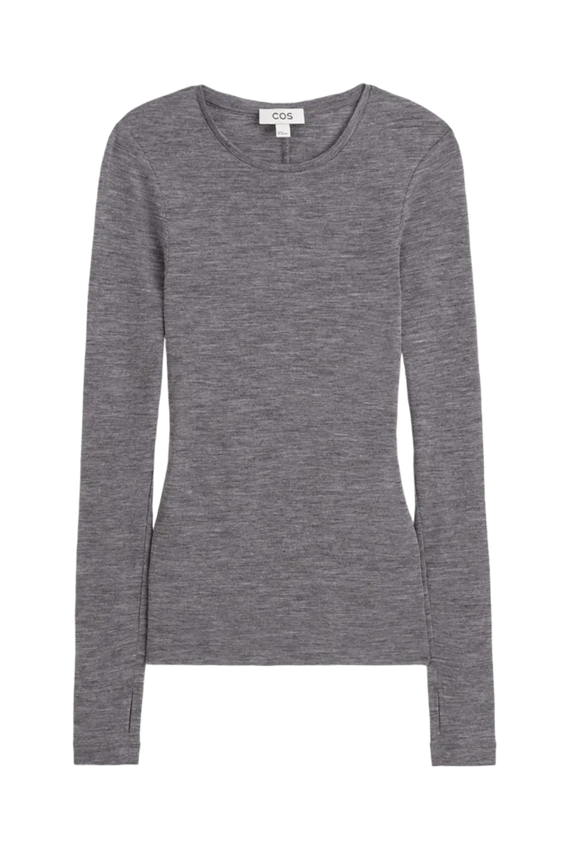 SLIM MERINO WOOL TOP