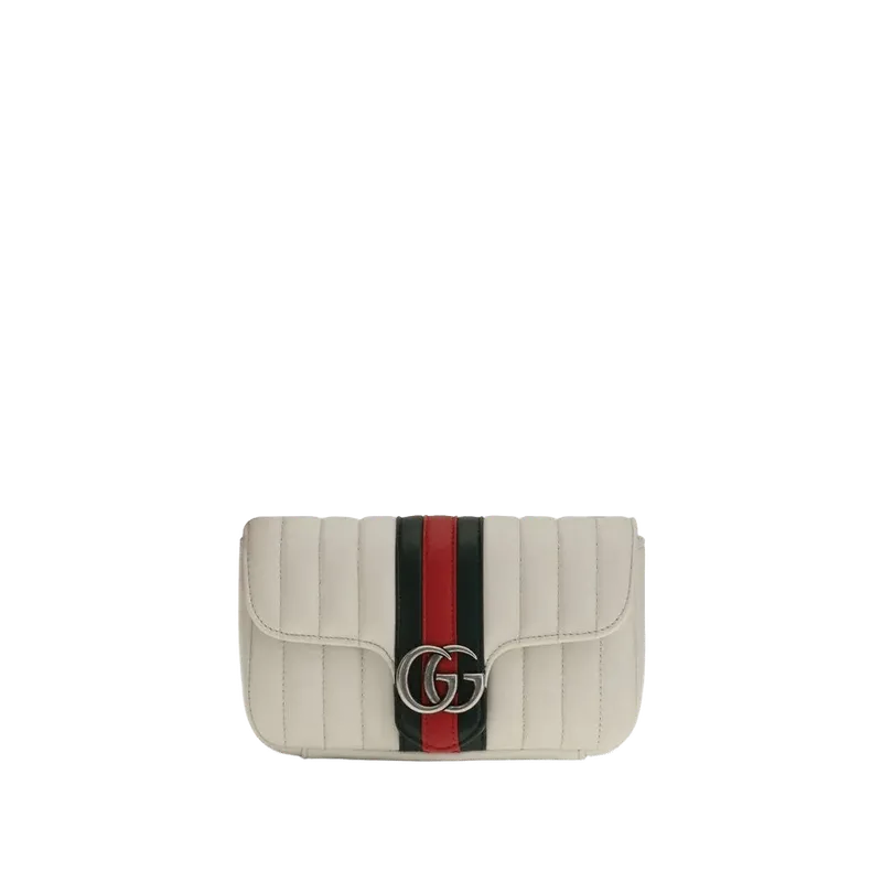 Gucci Marmont Shoulder Bag — White