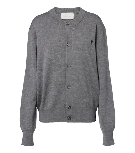 Ami de Cœur wool cardigan