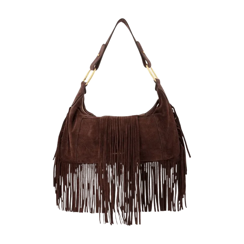 Vanessa Bruno Mathilde Shoulder Bag — Brown