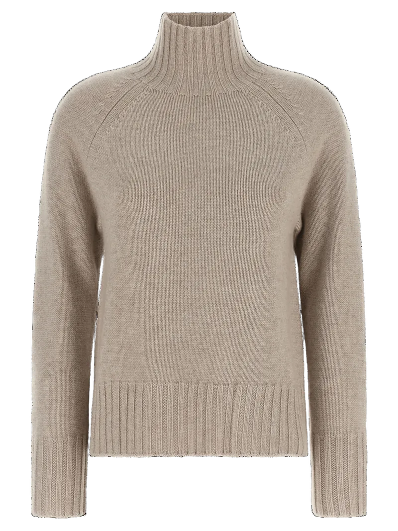 'S Max Mara Wool and Cashmere Blend Sweater — Beige