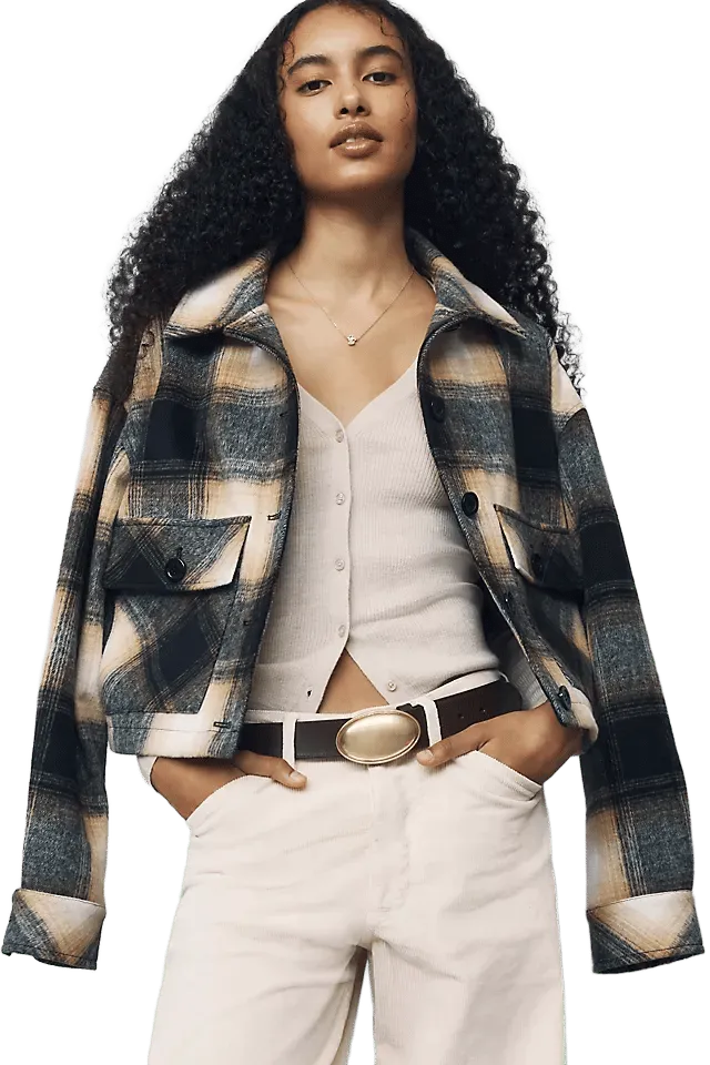 Bella Dahl Wool Cotton Blend Jacket