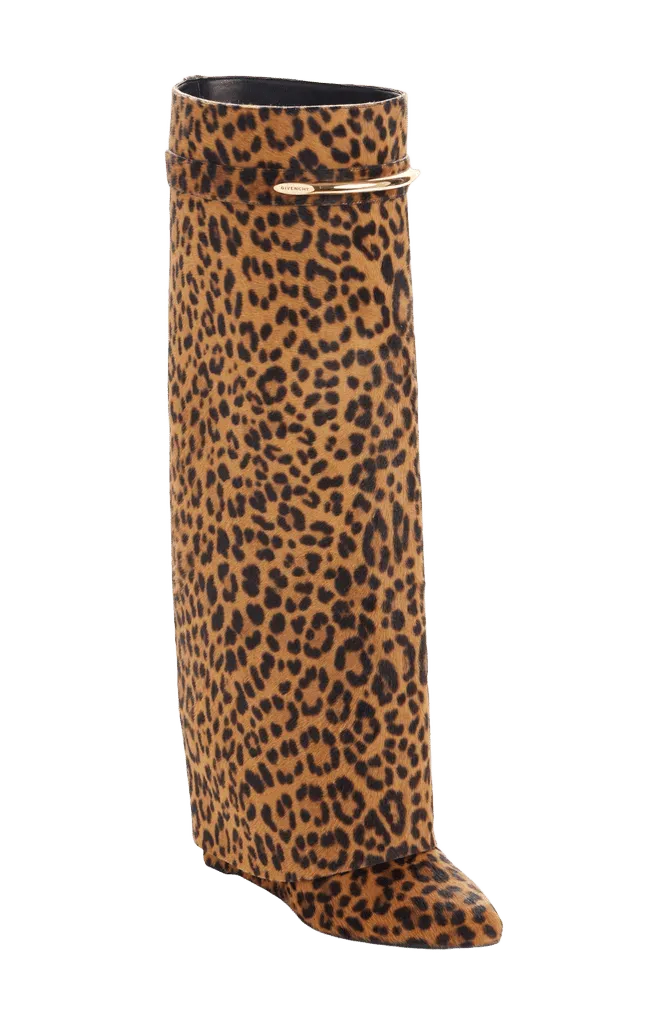 Shark Pinch Genuine Calf Hair High Boot